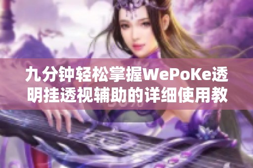 九分钟轻松掌握WePoKe透明挂透视辅助的详细使用教程