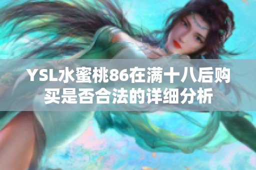 YSL水蜜桃86在满十八后购买是否合法的详细分析