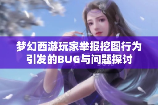 梦幻西游玩家举报挖图行为引发的BUG与问题探讨