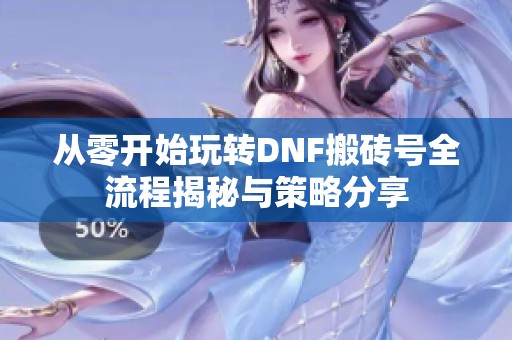 从零开始玩转DNF搬砖号全流程揭秘与策略分享