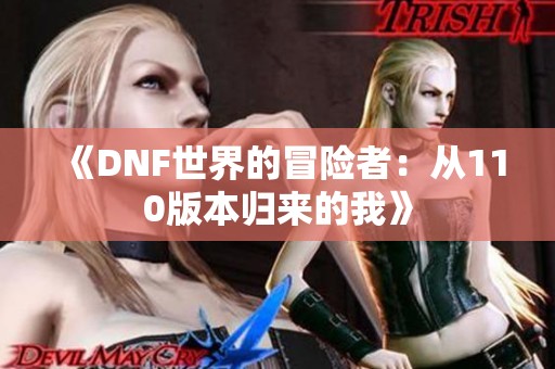 《DNF世界的冒险者：从110版本归来的我》