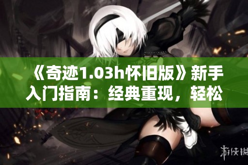 《奇迹1.03h怀旧版》新手入门指南：经典重现，轻松掌握游戏技巧