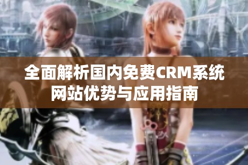 全面解析国内免费CRM系统网站优势与应用指南