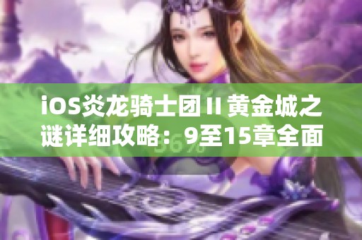 iOS炎龙骑士团Ⅱ黄金城之谜详细攻略：9至15章全面解析与技巧分享