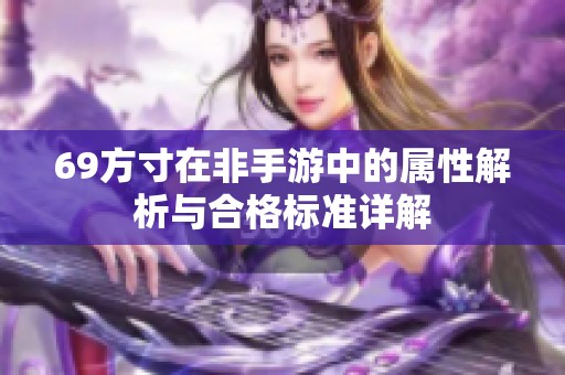 69方寸在非手游中的属性解析与合格标准详解