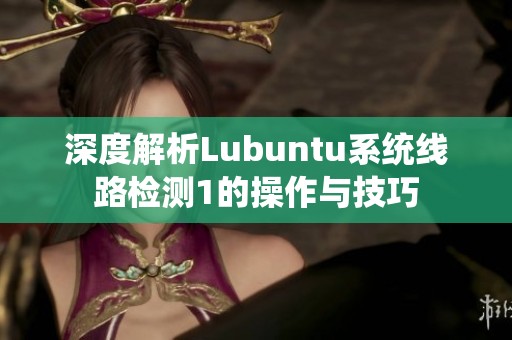 深度解析Lubuntu系统线路检测1的操作与技巧