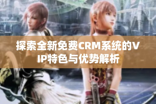 探索全新免费CRM系统的VIP特色与优势解析