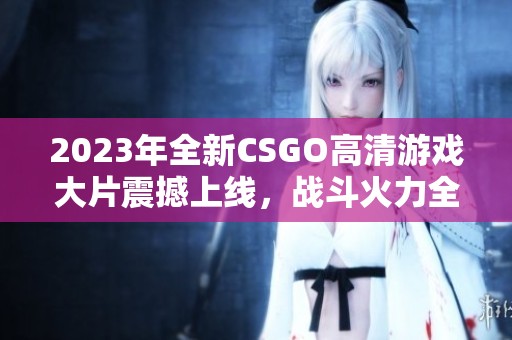 2023年全新CSGO高清游戏大片震撼上线，战斗火力全开！