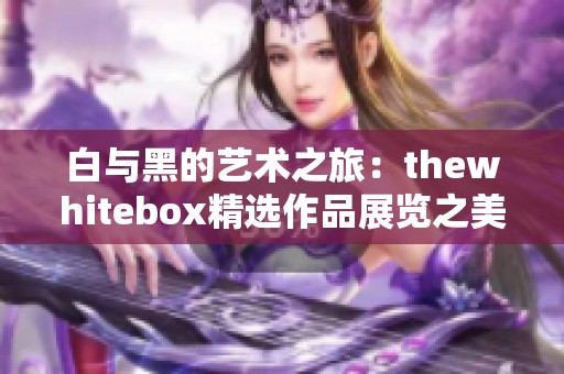 白与黑的艺术之旅：thewhitebox精选作品展览之美