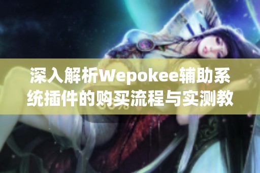 深入解析Wepokee辅助系统插件的购买流程与实测教程