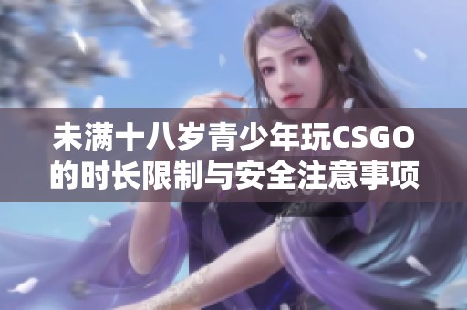 未满十八岁青少年玩CSGO的时长限制与安全注意事项