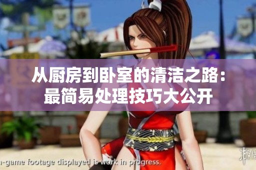 从厨房到卧室的清洁之路：最简易处理技巧大公开