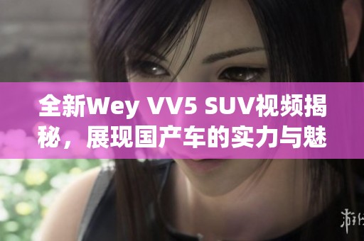 全新Wey VV5 SUV视频揭秘，展现国产车的实力与魅力