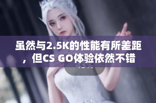 虽然与2.5K的性能有所差距，但CS GO体验依然不错