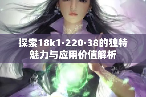 探索18k1·220·38的独特魅力与应用价值解析