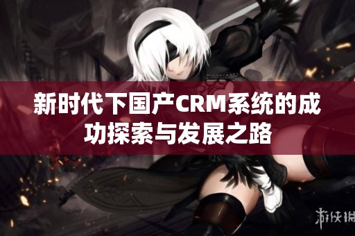 新时代下国产CRM系统的成功探索与发展之路