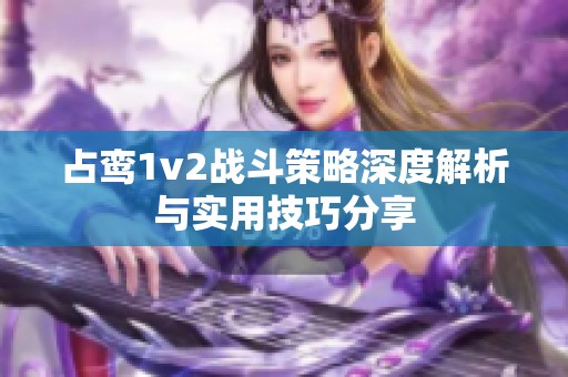 占鸾1v2战斗策略深度解析与实用技巧分享