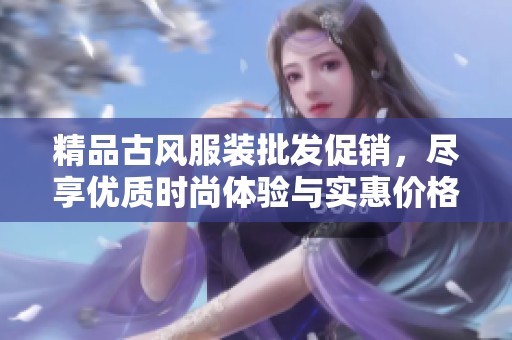 精品古风服装批发促销，尽享优质时尚体验与实惠价格