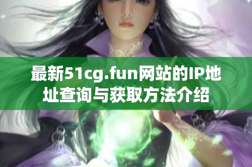 最新51cg.fun网站的IP地址查询与获取方法介绍