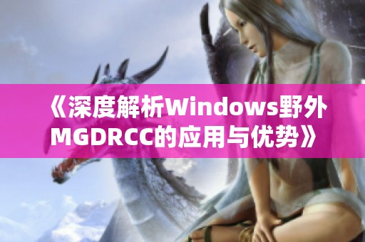 《深度解析Windows野外MGDRCC的应用与优势》