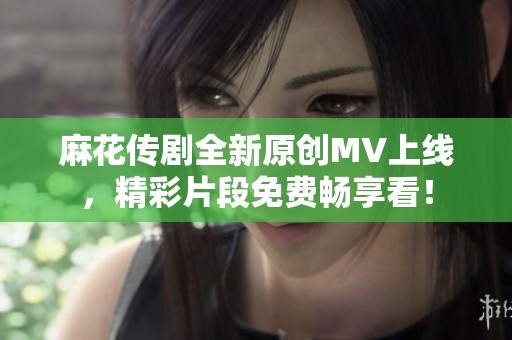 麻花传剧全新原创MV上线，精彩片段免费畅享看！