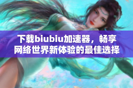 下载biubiu加速器，畅享网络世界新体验的最佳选择