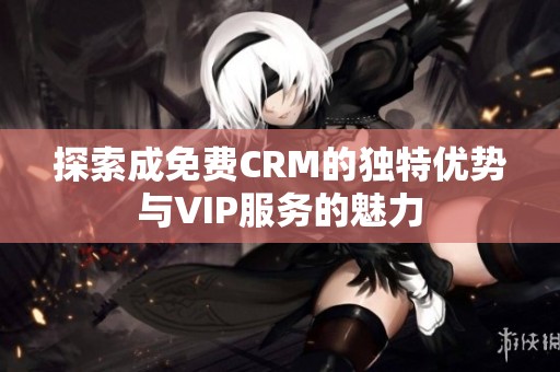 探索成免费CRM的独特优势与VIP服务的魅力